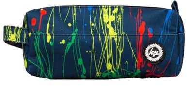 Hype Boys Navy Primary Splatter Pencil CASE