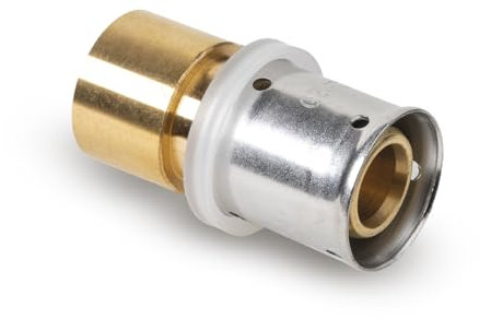 Adaptateur à cuivre à souder, multicouche à sertir, Ø20, Cu18, (20x2,0).
