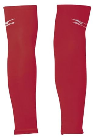 Mizuno Maniche per Braccio, Rosso, Etichettalia Unica Donna