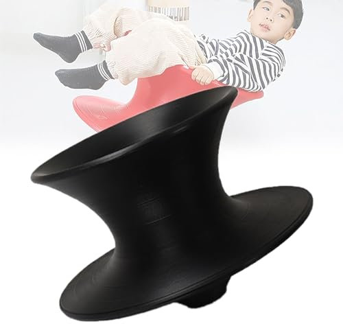 BDJSN Sensory Training Balance Chair, 360° Swivel Tumbler Gyro Chair, Indoor Outdoor Comfortable Waterproof Toys Stool, Rotation Sense Training Equipmen for Kids
