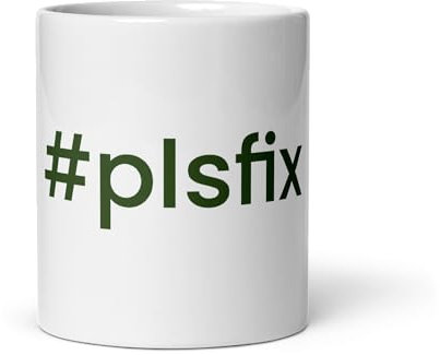 #Plsfix - Tasse (Blau)