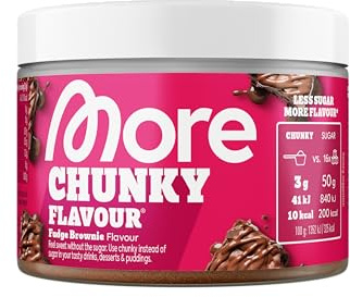 MORE Chunky Flavour, Fudge Brownie, 150 g