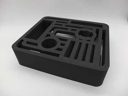 Halter Aufsteller für Kenwood Chef Fleischwolf Metall Aufsätze Art Deco Stil (Black)