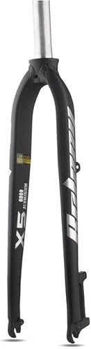 LPBSKHJW 26/27.5/29 MTB Rigid Fork 1-1/8 Aluminum Alloy Disc Brake Fork 28.6mm Straight Threadless Bike Front Forks