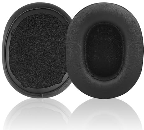 Replacement Earpads for Skullcandy Crusher Wireless/Evo/ANC Hesh 3/EVO/ANC, Headphones Ear Pads Cushions Headset Earpads, Ear Cups Cover Fit Skullcandy Venue Wireless Headphones(Black)