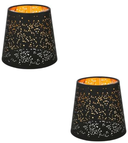 Tofficu 2 Stück Klobiger Lampenschirm Clip Bulb Design für Stehlampe und Tischlampe und Warm als zur Einweihung Langlebig und Robust