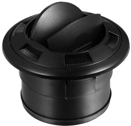 susiodeu Chauffage central amovible, ventilation de climatisation en libre-service avec grille à trois vis, bus. Bus à air (noir), Sans grille