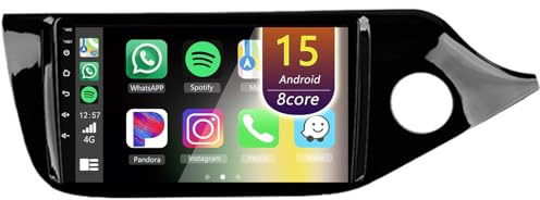 Eouyt Android Radio Coche para Kia Ceed 2012-2016 con Carplay Android Auto, Radio Táctil de 9 Pulgadas con WiFi Bluetooth(RHD,8Core(8+256GB))