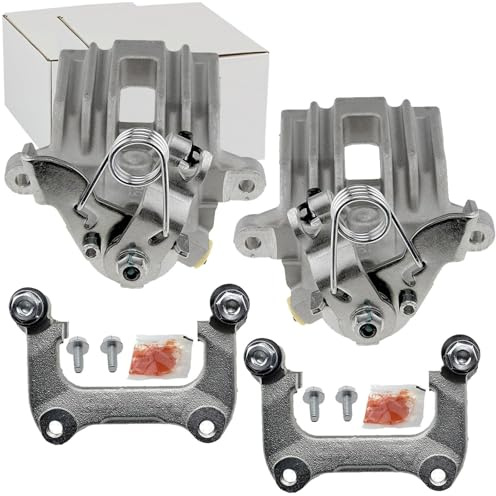 2x Bremssattel + Halter hinten | 520571 / 8E0615423B + 520572 / 8E0615424B (pr-1KP) für A4 8E B6 B7 + Avant Cabrio Exeo 3R