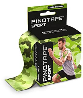 PINOTAPE Pro Sport kinesiologisches cm x m besonders hautverträglich Camouflage, Tape, 5 meter