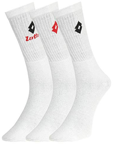 3er Pack Lotto Strümpfe Herren Tennis-Socken Sport-Socken Schwarz Tennis_NE