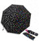 Farbwechsel-Regenschirm mit niedlichem Punktemuster, automatisches Öffnen und Schließen, tragbar, leicht, winddicht, gutes Geschenk für sie, B11997 (Farbe wird zufällig ausgewählt), Schwarz,