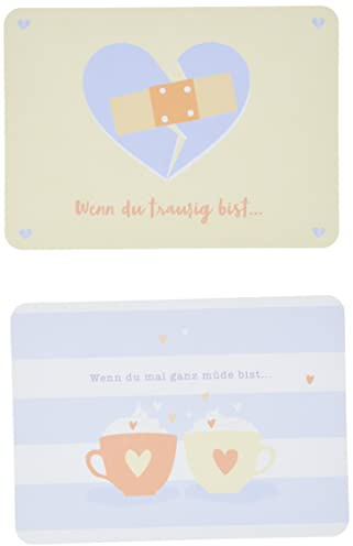 Grafik Werkstatt Geschenk-Box zur Aufmunterung| Karten-Set zum ausfüllen | 20 Karten in hochwertiger Box