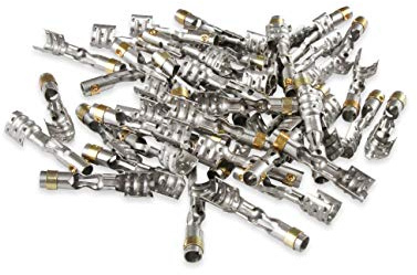 MSD 34604 Terminals, Spark Plug Wire Straight/Multi-Angle - Qty 50