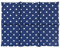 Giraffenland Körnerkissen groß 40x30cm 6-Kammer, Sterne-blau - Körner Wärmekissen für Mikrowelle und Backofen - Kissen 30x40, Sterne-blau, Weizen
