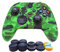 Hikfly Skin für Xbox Series X/S Controller-Schutzhülle aus Silikon für Xbox SX Controller-Griffe, rutschfeste Hülle für Game-Controller, 1 x grüne Haut mit 10 x Daumen-Griffkappen