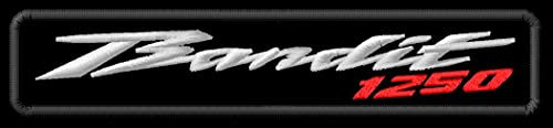 Masterpatch Aufnäher für Fans Suz Bandit 1250 Patch GSF für Suzuki Bandit 1250 Bikers Motorrad parche Bordado brodé patche écusson toppa ricamata