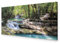murando Wandbild Mega XXXL Wasserfall Einteiliger XXL-Format Kunstdruck zur Selbstmontage Leinwandbilder moderne Bilder DIY Wanddekoration Wohnung Deko Wald Landschaft Natur