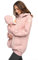 MijaCulture 4132 Veste de transport 3 en 1 pour porte-bébé Veste kangourou, Rose, L