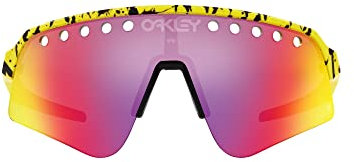 Oakley Men's Oo9465 Sutro Lite Sweep Sunglasses, Tdf Splatter/Prizm Road, 39 mm