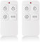 Wolf-Guard Fernbedienungen, Schlüsselanhänger, 433-MHz-Alarmanlagenzubehör – (Funktioniert nur mit Alarmanlagen der Marke Wolf Guard) (YK-11-white)