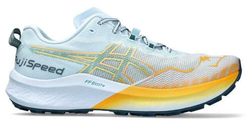 Asics FUJISPEED 2, Sneaker Hombre, Light Blue/Dark Mint, 41.5 EU