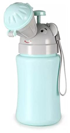 BORDSTRACT 500ml Orinatoio di Emergenza per Neonati, Orinatoio Lavabile Portatile per Bambini, Orinatoio Igienico a Prova di Perdite, Tazza per Addestramento Pipì per Bambini(Blu (Ragazzo))