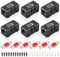 Midi Sicherungshalter, 6 Stück Ans Auto-Sicherungshalter Und 6 Stück Mega Sicherung 50 A, Mega Sicherungshalter, Auto Sicherungshalter, Sicherungshalter Kfz Für Autos, Lkws, Fahrzeuge