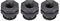 M METERXITY 3 Set PVC Passaparete Raccordo - Passaparete Filettato Acqua Serbatoio Connettore, con Spina Raccordo, Applica a Acquari, Secchielli per Pioggia, (Filettatura G3/4, Grigio)