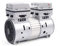 Mudshape Compressore d'aria silenzioso, 750 W, senza olio, compressore aggregato, 8 bar, 145 l/min, 1400 RPM