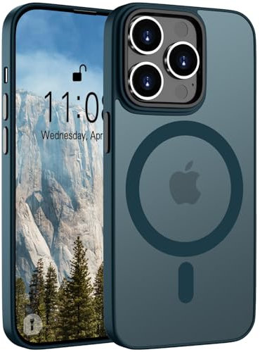 ORDA Magnetic Case for iPhone 11 Pro Case Compatible with MagSafe for iphone 11 Pro phone case Translucent Matte Back Slim Shockproof Phone Cover phone case for iphone 11 Pro 5.8-Inch Royal blue