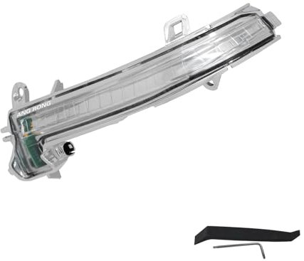 ANGRONG Left Wing Rearview Mirror LED Side Indicator Turn Signal Light Blinker Lamp Clear Lens Compatible with BMW 1 2 3 4 Series F20 F21 F22 F30 F32 F33 F36 X1 E84 I3