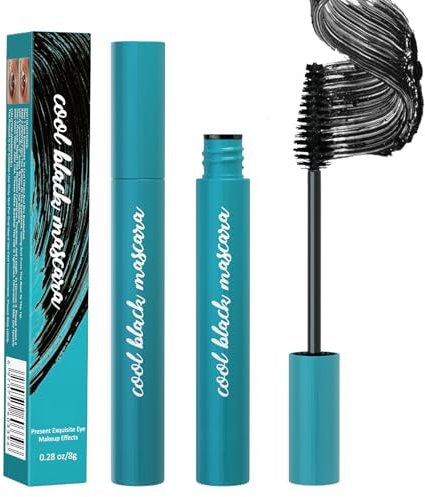 HOUSN Mascara Wasserfest Schwarz – Wasserfeste Wimperntusche für extra Volumen & Länge, 4D Silk Fiber Mascara,Einfache Entfernung,Langanhaltend und wischfest Ideal für tägliches Make-up