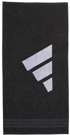 adidas Unisex Performance Towel Small Towel, Black/White, One Size