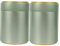 OUNONA 2 Stück Tee Blechdose Tee Stauraum Teebehälter Blechdosen mit Deckel Teedosen für losen Tee luftdicht Teeblattspeicher lose Aufbewahrung von Tee Weißblech Green