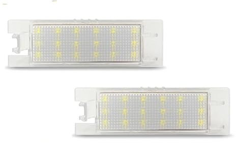 Rear Lamp 2pcs White LED Number License Plate Light For Vauxhall Zafira B For Astra H For Corsa D For Insignia 2005-2016 2017 2018 2019
