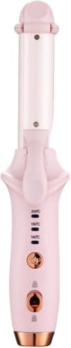 Fer à Boucler sans Fil Rechargeable par USB, Fer à Lisser, Baguette à Friser, Pince à Boucler Agitateur De Cheveux, Bigoudi pour La Coiffure Longue Ou Courte, Portable P, Pink, One Size