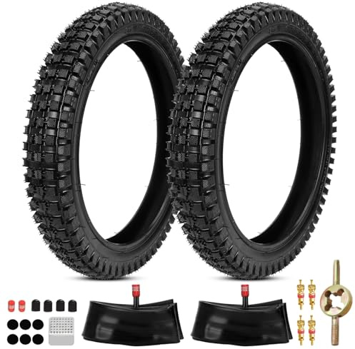 EOPOAYI 16x2.4 Dirt Bike Tire and Inner Tube for Razor MX650 MX500 SX500