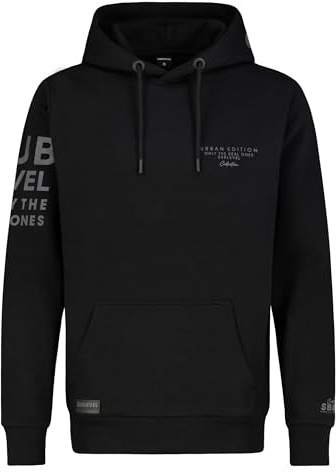 Sublevel Herren Hoodie | Baumwolle | Normal Fit | ohne Kragen | Langarm | Einfarbig | atmungsaktiv | Pull On | Casual-Style | ideal für Urlaub