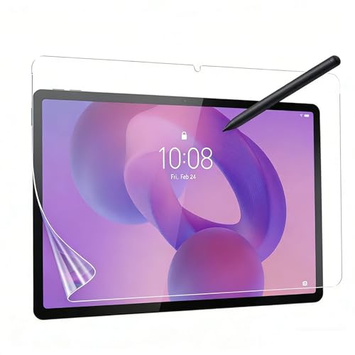 Acoweous 2 Pezzi Carta Pellicola Protettiva per Lenovo Idea Tab Plus 12.1, Anti-Riflesso e Anti-Impronte per Disegnare, Kit Installazione Facile Incluso, Anti-Graffio