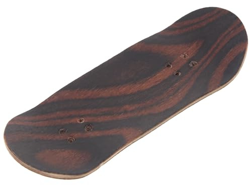 Homoyoyo Finger Skateboard Holzdeck, Ersatzdeck mit Vorgebohrten Löchern | Glatte, Polierte Oberfläche, Ersatzmaterial für Selbstgemacht und Reparatur, Passend für Trucks, Griptape