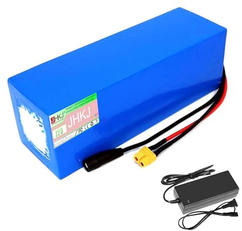 JHKJ Wiederaufladbarer Lithium-Akku 72V 12Ah 15Ah 18Ah 20Ah 25Ah 30Ah 35Ah 40Ah 45Ah für Motorrad- und Mopedmotoren mit Ladegerät und BMS