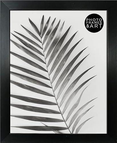 10x7 GLASS WINDOW - Black Oxford Modern Matt Small Thin Photo Frame. Wall Hanging. Made In The UK (Width Of Frame 2cm)