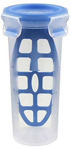 Tefal 3100518492 - Masterseal Fresh - Shaker Gradué - 0.5L, Plastique, Bleu,, 9.1999999999999993 x 17.7 cm