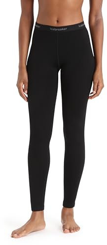 Icebreaker Damen Funktionshose 260 Tech Leggings, Black, M, 104392001M