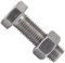 OPIOL QUALITY® Sechskantschrauben M6x80 mit Sechskantmuttern M6 (10 Stück) aus Edelstahl A2 V2A Set DIN 933 / DIN 934 Muttern Maschinenschrauben Edelstahlschraubenset Gewindeschrauben