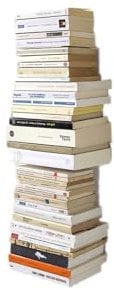 TEEbooks Étagère pour Livres - Bibliothèque Verticale 60 cm, Blanc