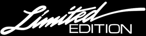 Auto Motorrad Sticker Limited Edition Tuning Car Badge Autoaufkleber 13x3.8cm weiß