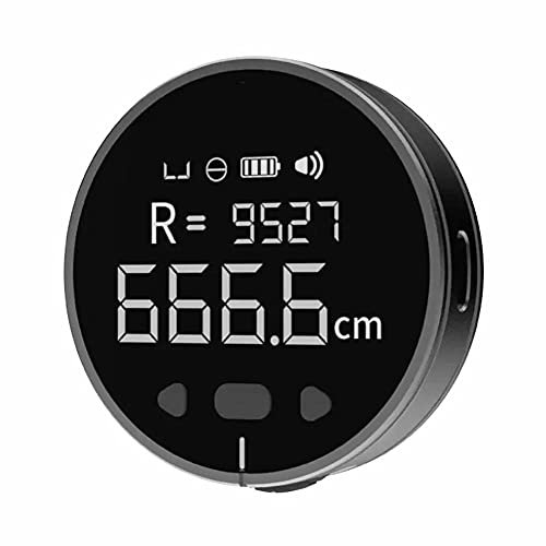HomeMagician Elektronisches digitales Maßband mit LCD-Display, digitales Lineal, wiederaufladbar, klein, intelligentes Rollmesswerkzeug für flachen, gebogenen Durchmesser, ungerade Form, ideale