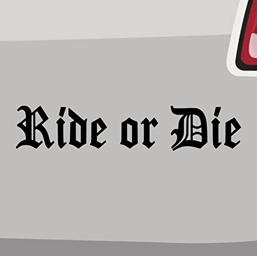 Ride or Die Aufkleber -6 Größen 21 Farben- MTB Downhill BMX Sticker Enduro Bike
